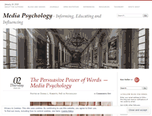 Tablet Screenshot of mediapsychology101.com